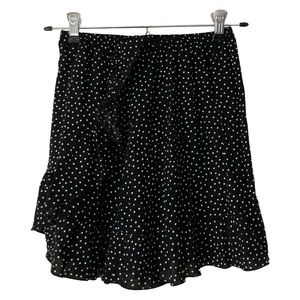Brandy Melville black and white polka dot skirt, ONE SIZE